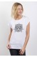 Tribal Owl T-shirt Femme 