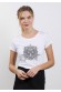 Tribal Owl T-shirt Femme 