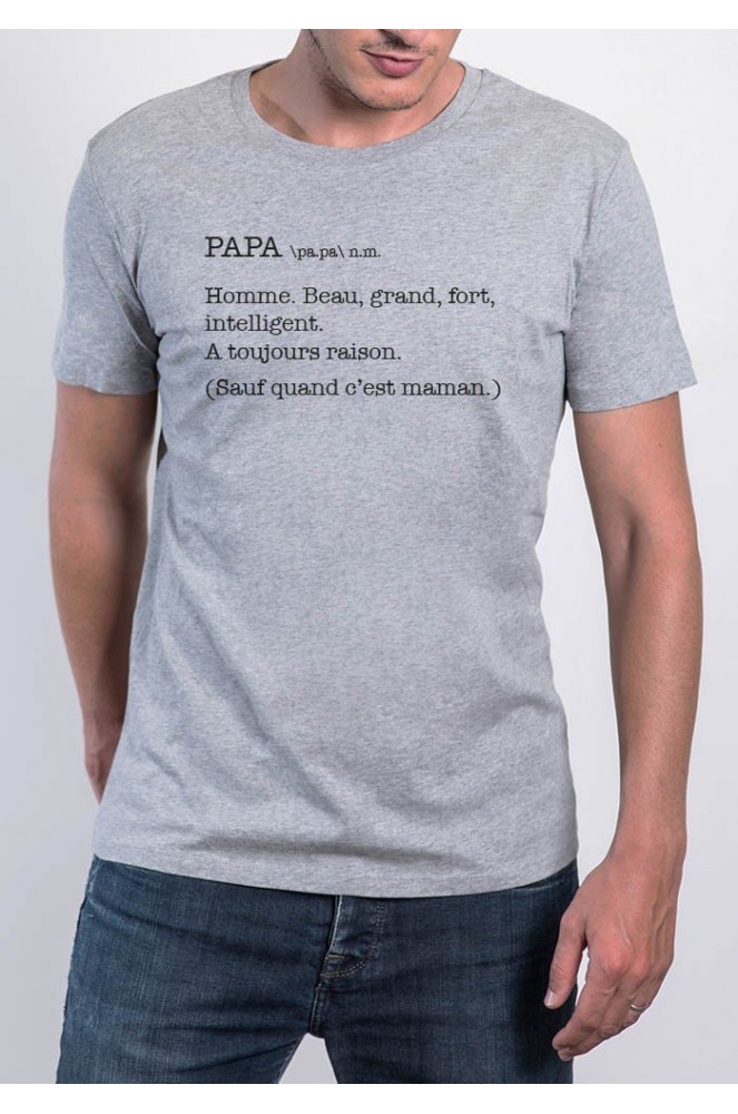 Sweat homme (Beau) Papa, Monsieur TSHIRT