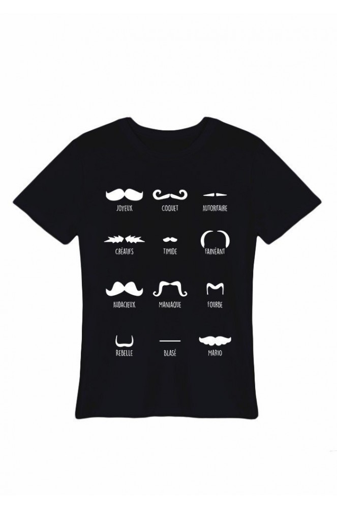 Tee-shirt Homme Moustache style by Styley