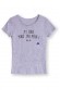 Peur T-shirt Femme Col Rond