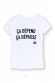 Ça dépend ça dépasse T-shirt Femme Col Rond