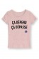 Ça dépend ça dépasse T-shirt Femme Col Rond