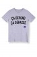 Ça dépend ça dépasse T-shirt Homme Col rond