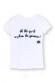 Plus de genoux T-shirt Femme Col Rond