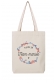 Tote Bag personnalisable fleurs - Team mariée 