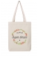 Tote Bag personnalisable fleurs - Super témoin 