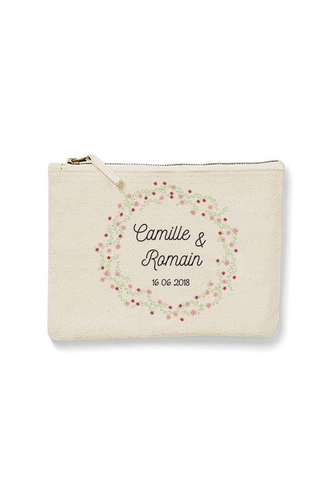 Pochette PERSONNALISABLE pour Mariage - Couronne liberty