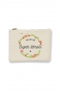 Pochette personnalisable Fleurs - Super témoin