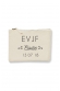 Pochette personnalisable - EVJF Simple