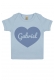 Coeur - T-shirt Bébé à personnaliser