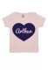 Coeur - T-shirt Bébé à personnaliser