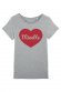 T-shirt personnalisable coeur - Femme