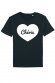 T-shirt personnalisable coeur Homme