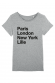 PARIS LONDON NY - T-shirt Femme à personnaliser