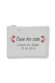 Pochette personnalisable pour mariage - Save the date simple