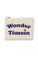 Wonder témoin - Pochette