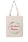 Maman couronne fleurs - Tote Bag à personnaliser