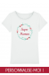 Maman couronne fleurs - T-shirt femme à personnaliser