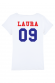 Maillot de Foot France Personnalisable - T-shirt Femme Col Rond
