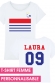 Maillot de Foot France Personnalisable - T-shirt Femme Col Rond