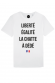 Liberté Égalité la chatte à Dédé -T-shirt Homme