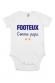 Footeux comme papa- Body Bébé