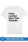 PARIS LONDON NY - T-shirt Homme personnalisable
