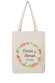 Couronne duo fleurs - Tote Bag personnalisable pour Mariage