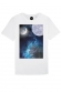 Loup pleine lune T-shirt homme