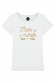 Team de la mariée coeur doré - T-shirt Femme