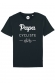  Papa cycliste T-shirt Homme Col Rond