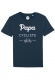  Papa cycliste T-shirt Homme Col Rond