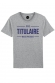 Pas titulaire- T-shirt Homme