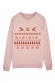 Pull Moche burger de Noël- Sweat Femme