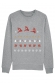 Pull Moche Cerf Noël- Sweat Homme