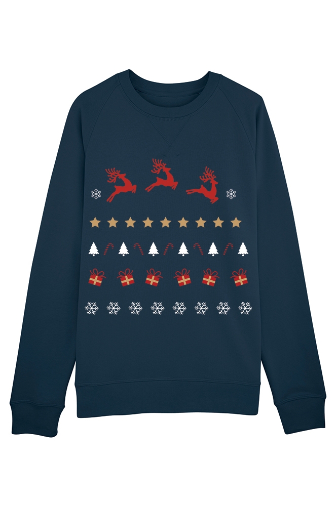 Pull De Noël Moche Pour Homme - Motif Festif, Mélange Coton, Coupe Classique, Pour Fêtes Et Cadeaux