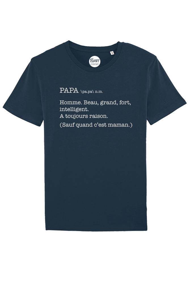 Le pack cadeau pour les parents - T-shirt mereveilleuse - papa définition