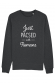 Just Pacsed - Sweat Homme à personnaliser