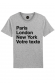 PARIS LONDON NY - T-shirt Homme personnalisable