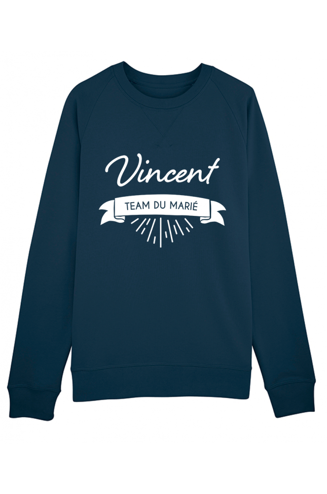 Sweat Homme Futur Marie Banderole Personnalisable Pour Evg Ou Mariage