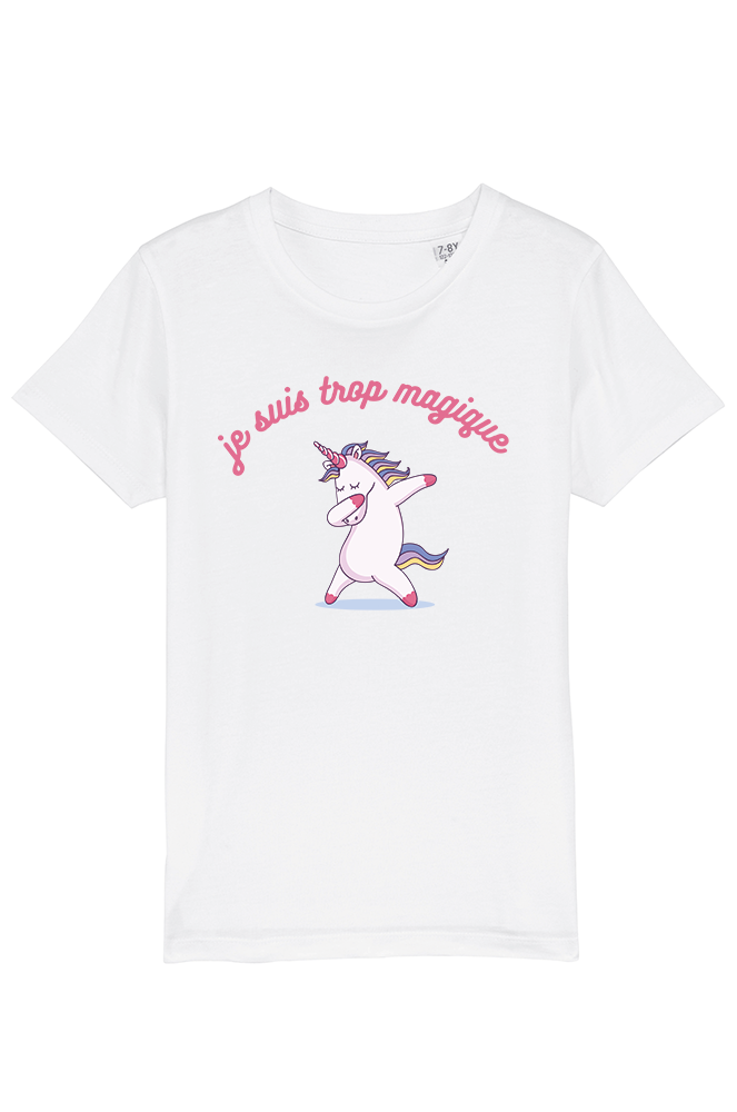 TTYAOVO T-Shirt en Coton de Licorne pour Filles T-Shirt Décontracté à Manches Courtes pour Enfants d'été Impression de Fête d'anniversaire de Licorne