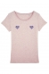 Coeur Foot -T-shirt Femme