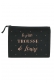 La p'tite trousse personnalisable Or Rose - pochette