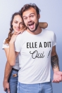 Elle a dit oui - Tshirt homme col rond