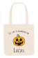 Tote bag Citrouille souriante à personnaliser