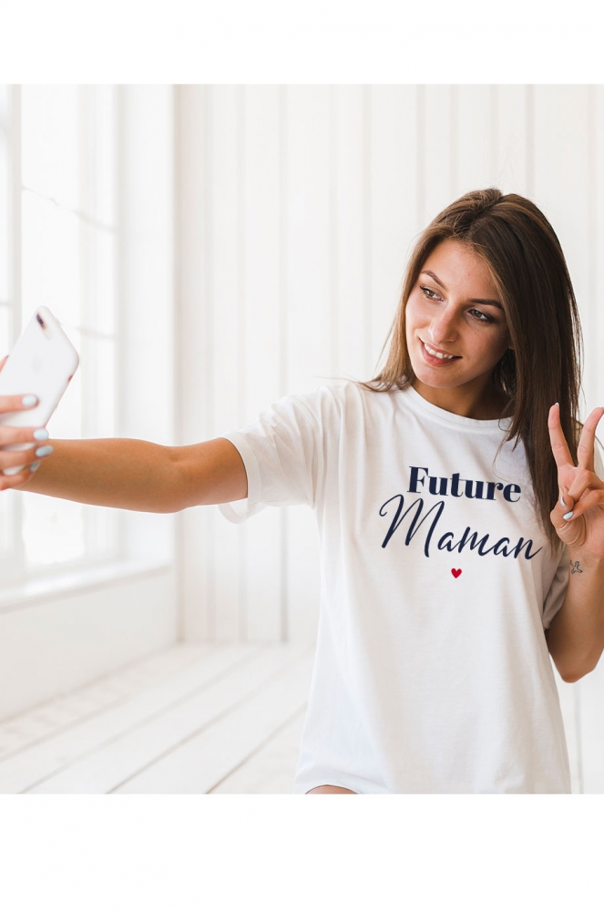 Tee shirt Future maman - Pour Femme - La French Touch