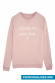 Appelez-moi personnalisable - Sweat Femme