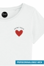 T-shirt Femme Maman coeur 