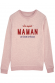 Sweat Femme Super maman personnalisable